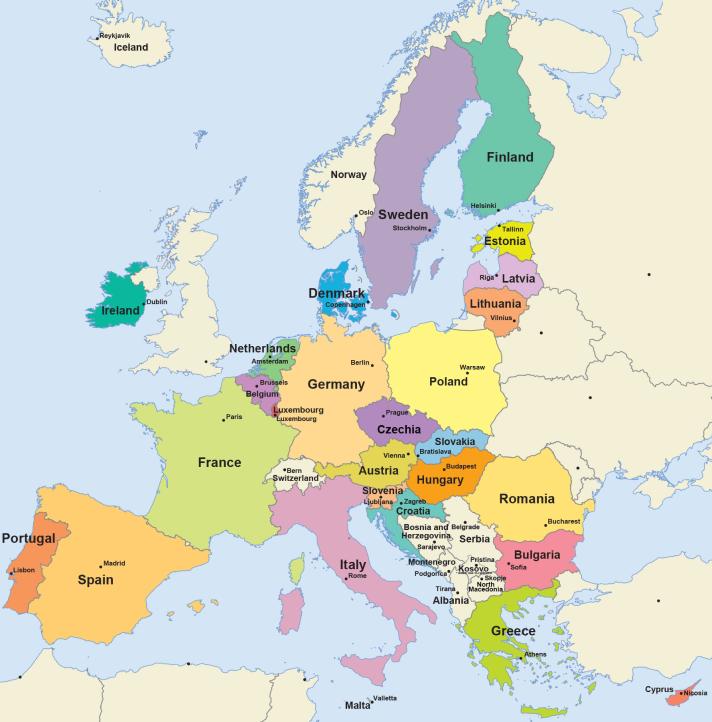 European delivery illustration