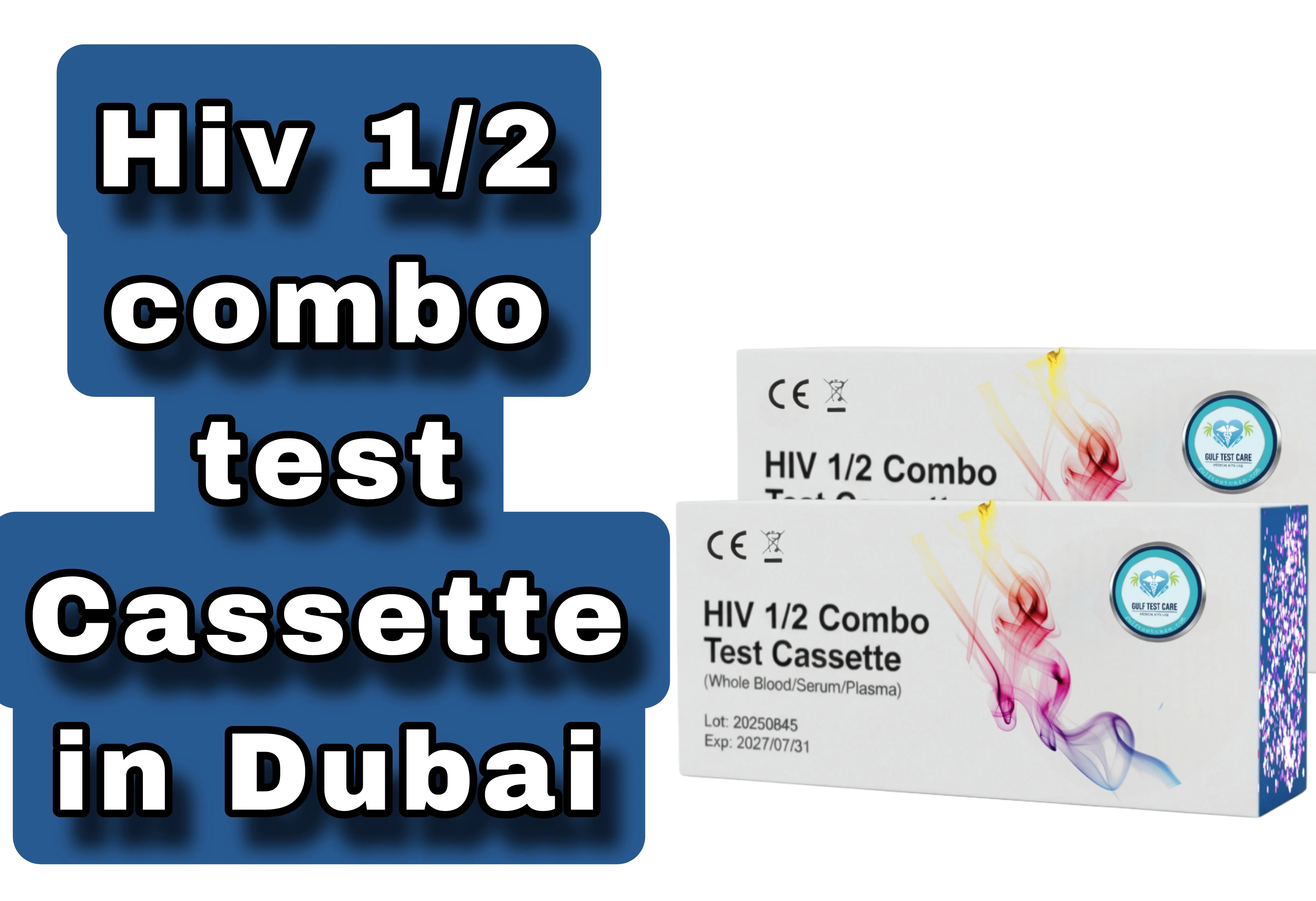 HIV 1/2 Combo Test Cassette ELISA: Professional Accuracy with Home Convenience in Dubai