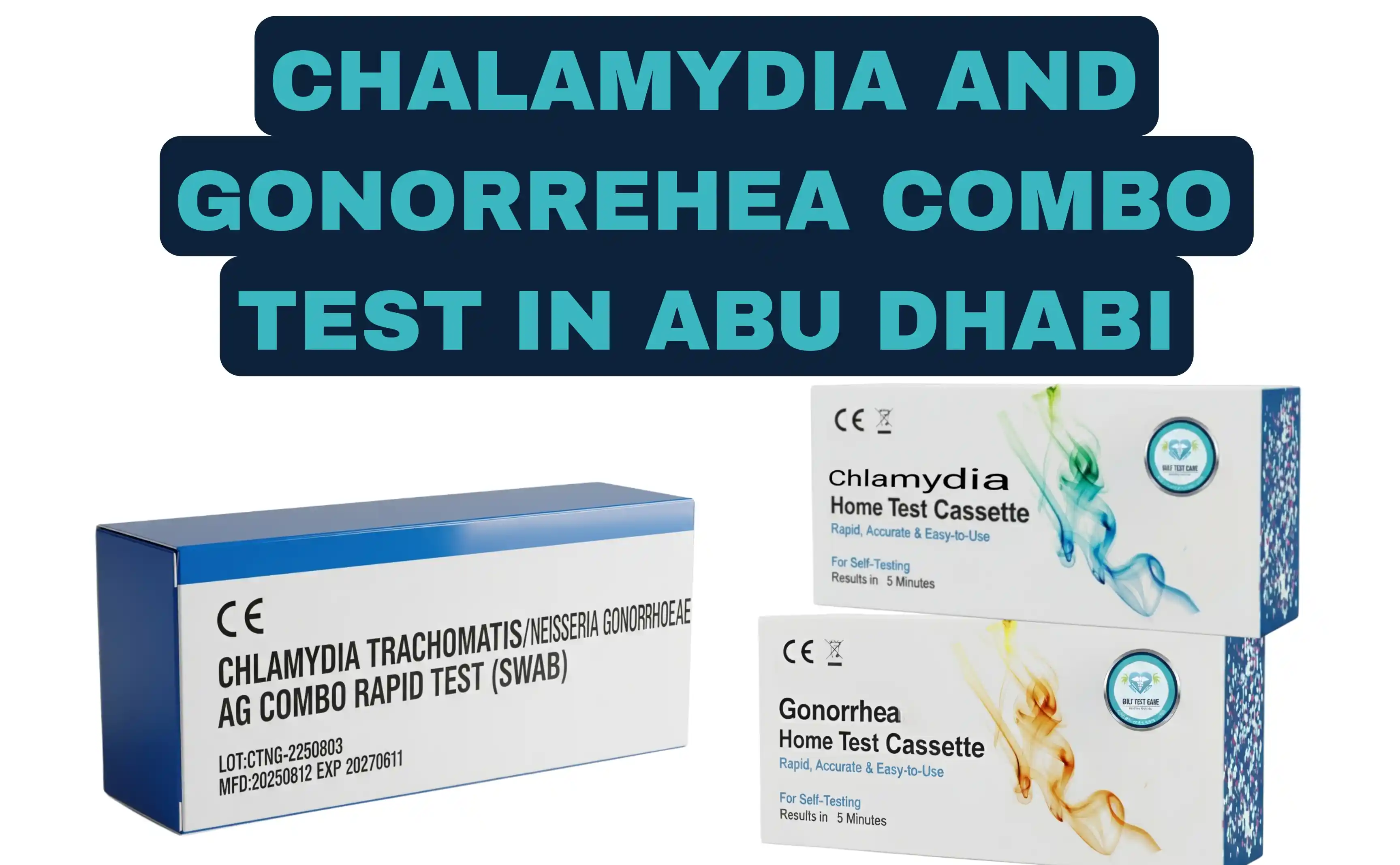 Private Chlamydia & Gonorrhea Test in Abu Dhabi | Combo Kit 149 AED