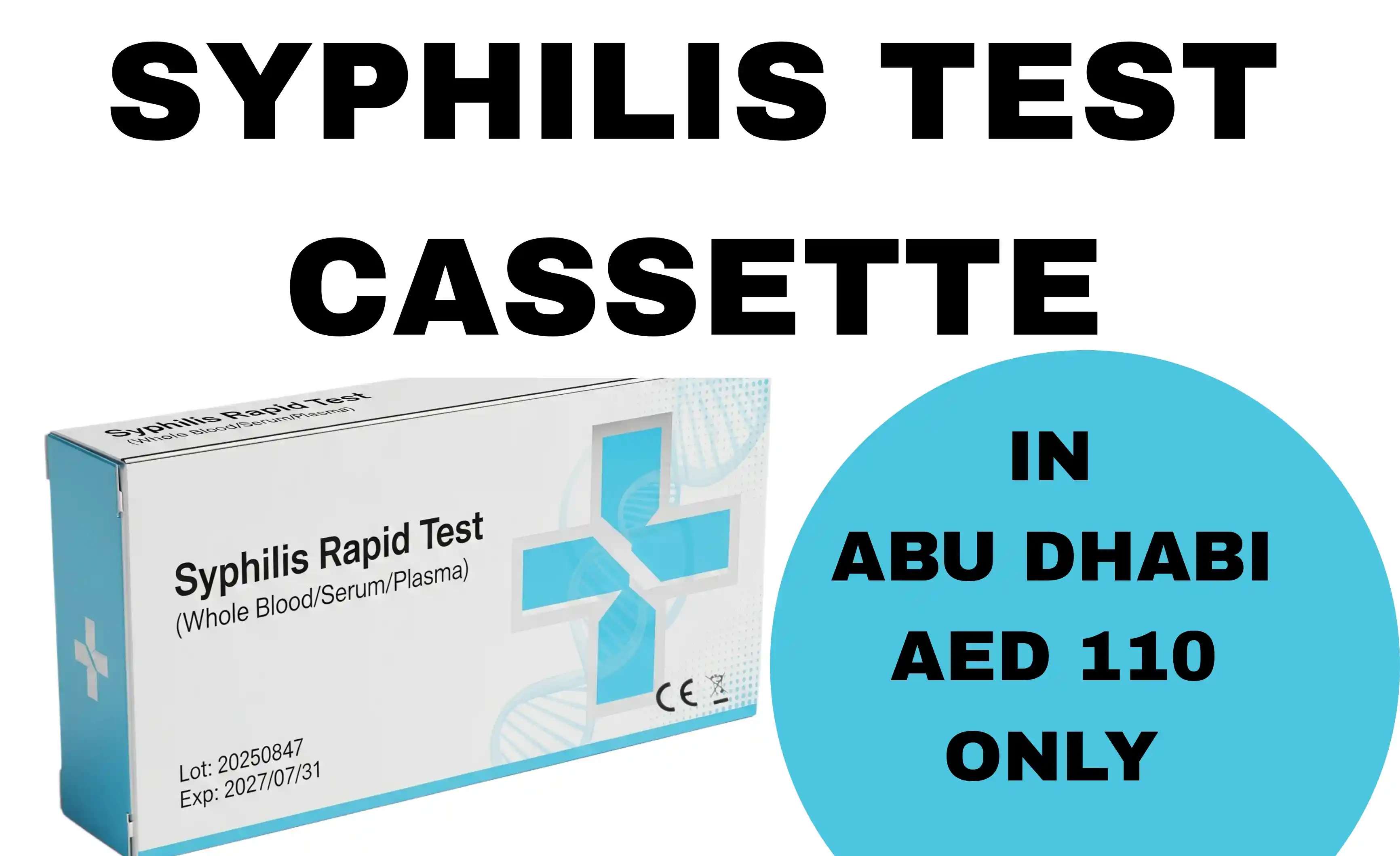 Private Syphilis Test in Abu Dhabi | At Home Test Kit 110 AED