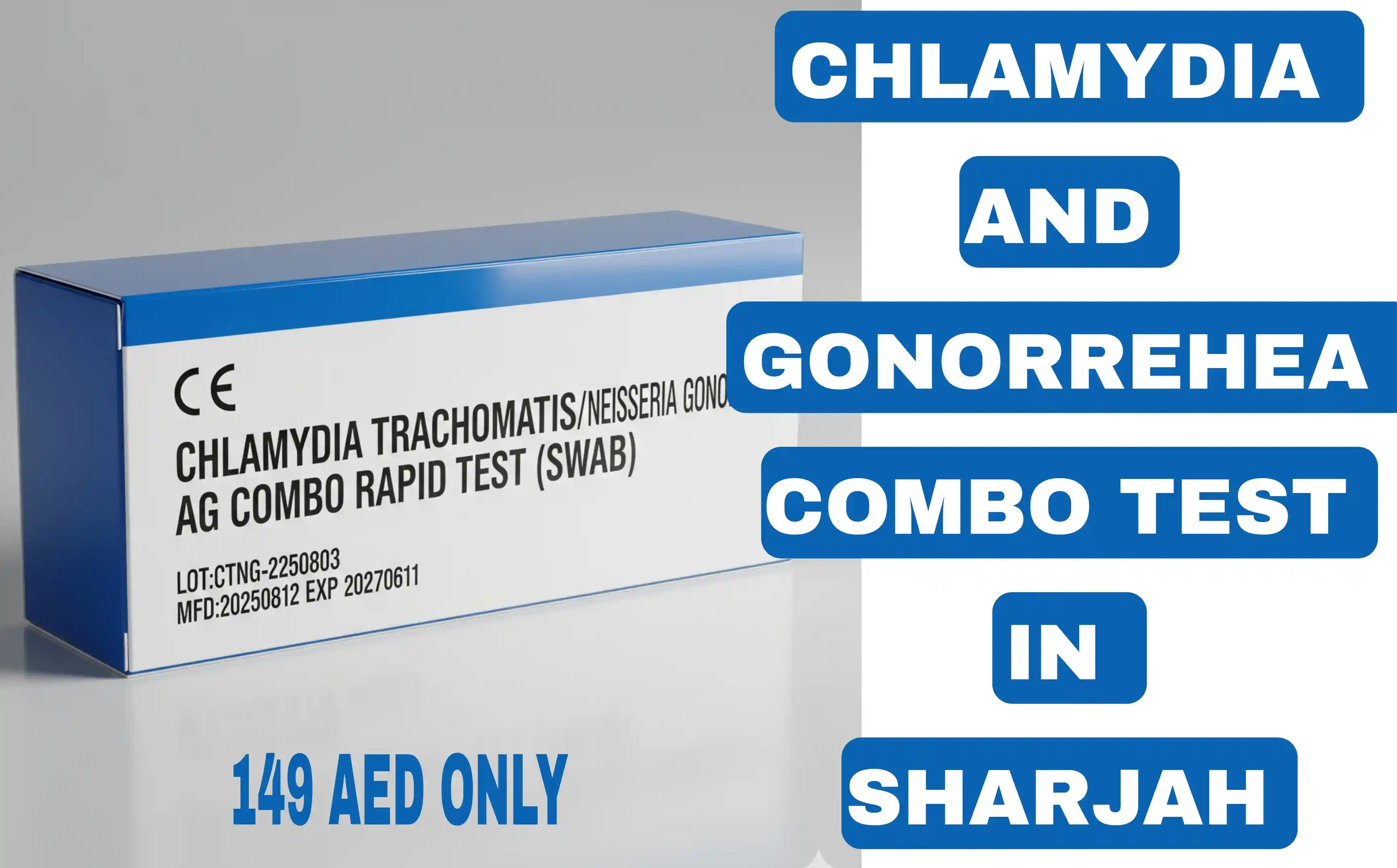Chlamydia & Gonorrhea Test in Sharjah | Combo Kit - 149 AED